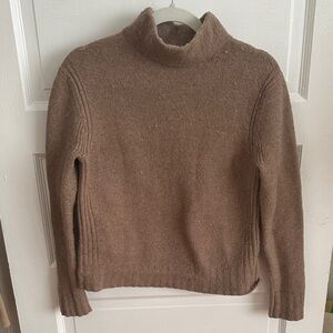Point Sur Alpaca Blend Cozy Brown Turtleneck Sweater